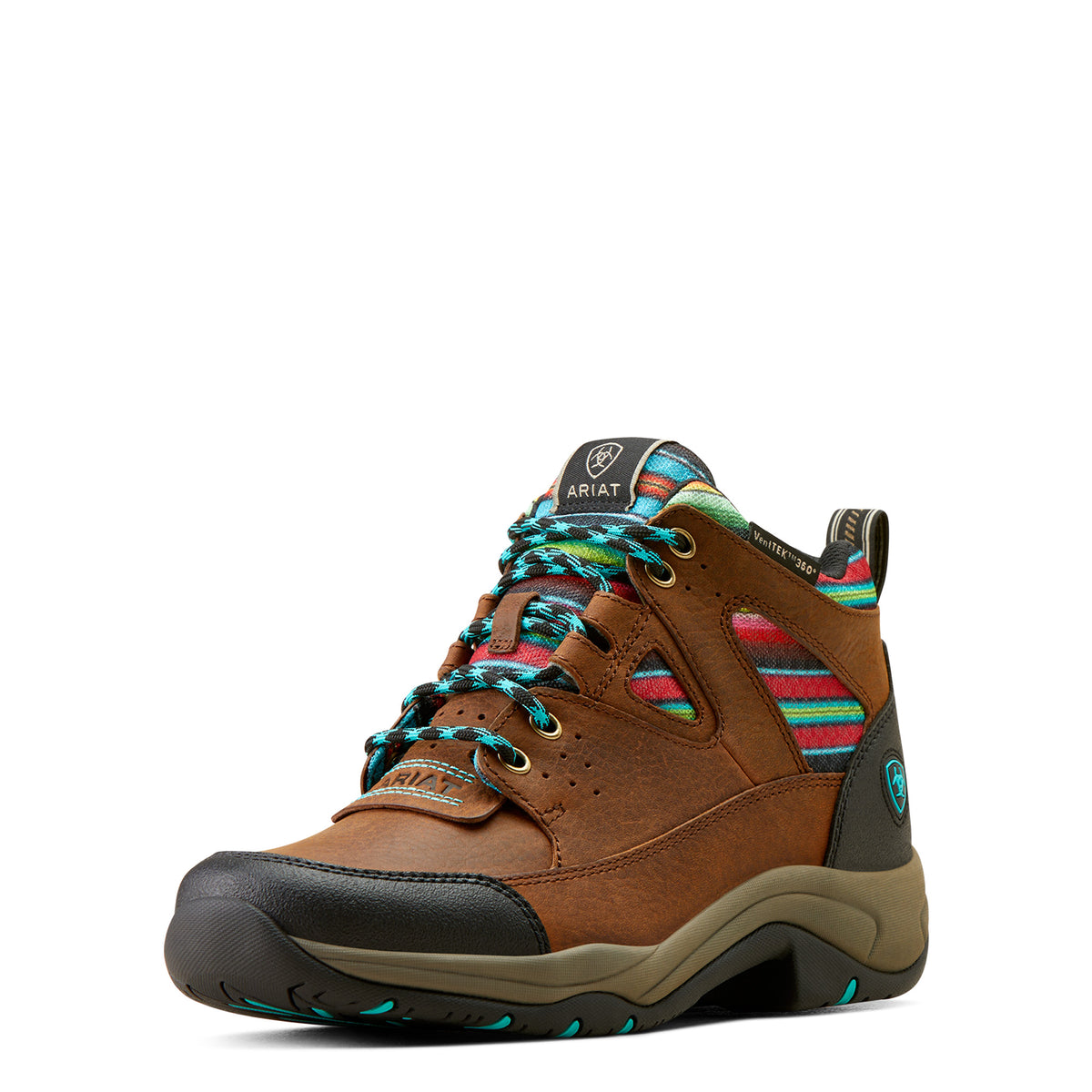 Ariat Women's Terrain VentTEK 360 (Arizona Brown / Turquoise Serape)