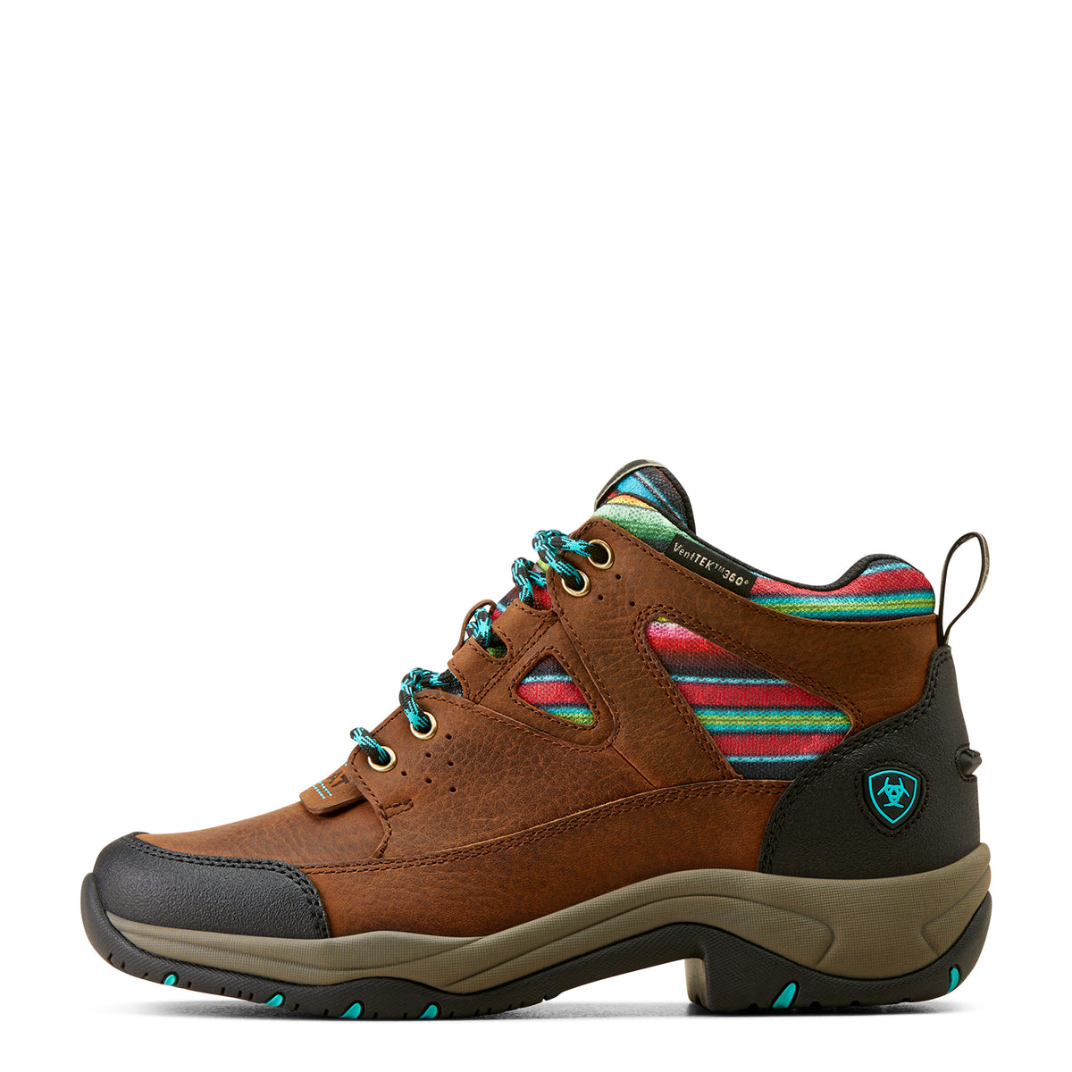 Ariat Women's Terrain VentTEK 360 (Arizona Brown / Turquoise Serape)