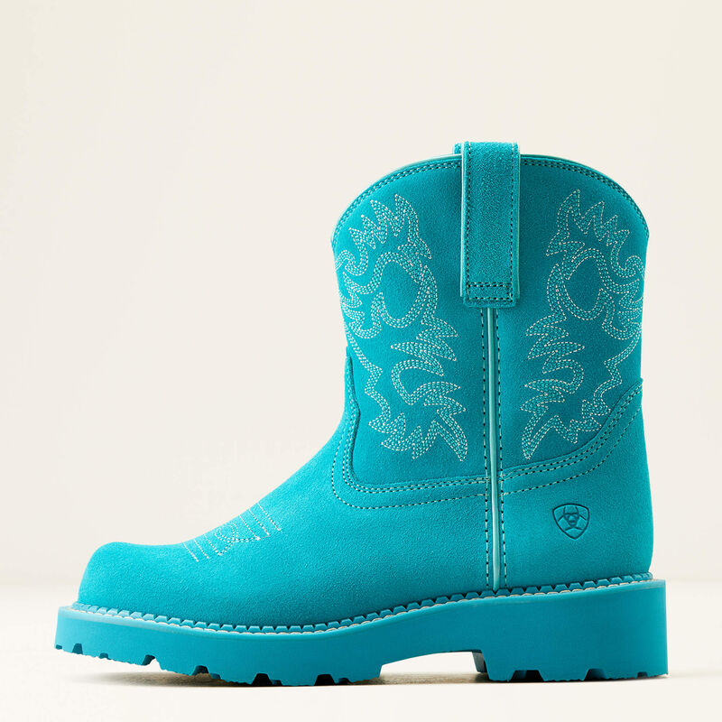 Ariat Women's Fatbaby Western Boot (Brightest Turquoise)