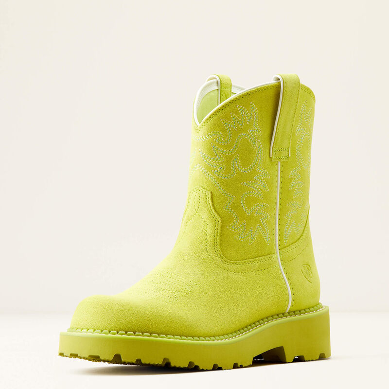 Ariat Women's Fatbaby Western Boot (Electric Lime)