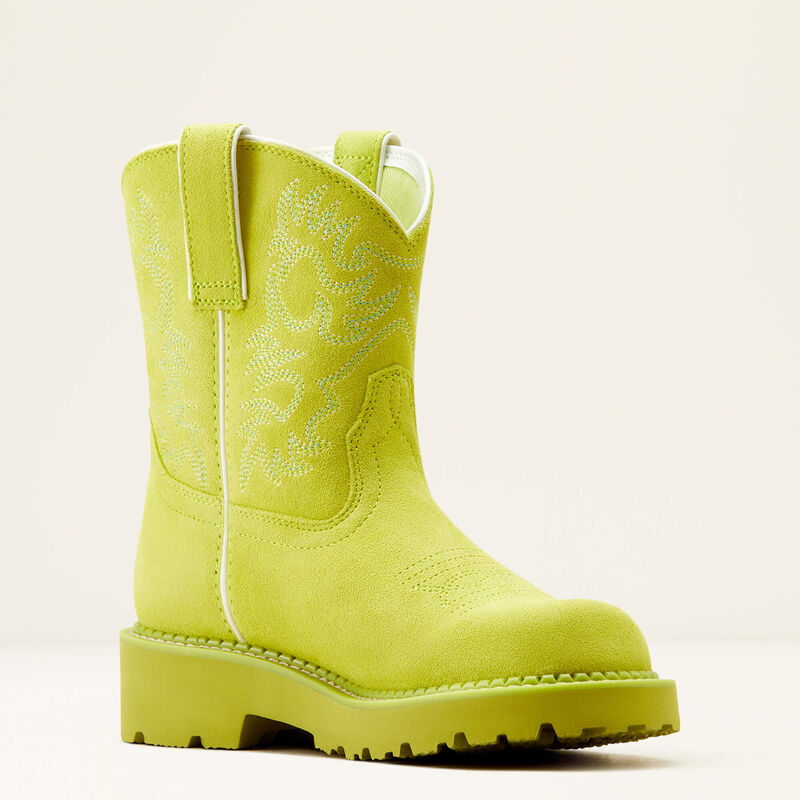 Ariat Women's Fatbaby Western Boot (Electric Lime)