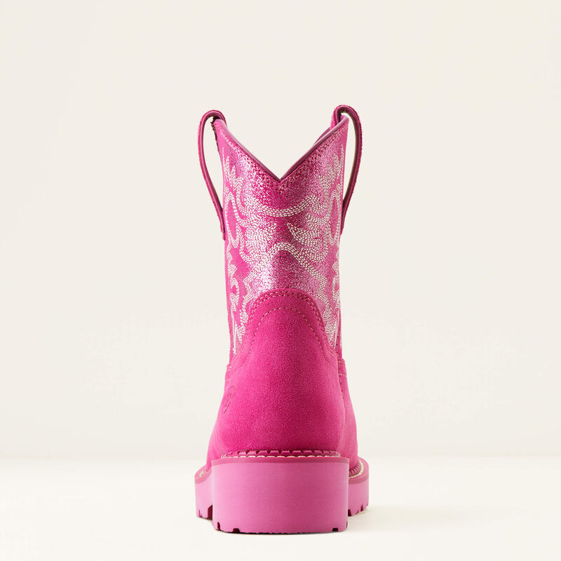 Ariat Women's Fatbaby Western Boot (Hottest Pink / Pink Metallic)