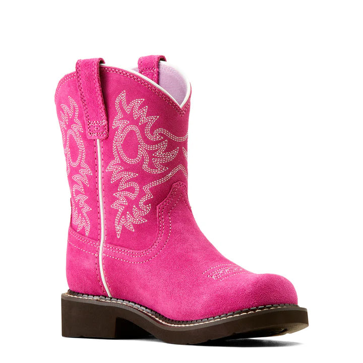 Ariat Girls Fatbaby Boot (Hottest Pink)