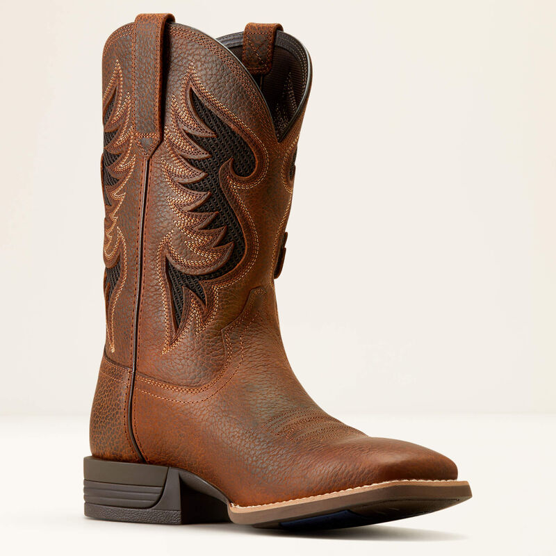 Ariat Men's Cowpuncher VentTEK Cowboy Boot (Brown Oiled Rowdy)