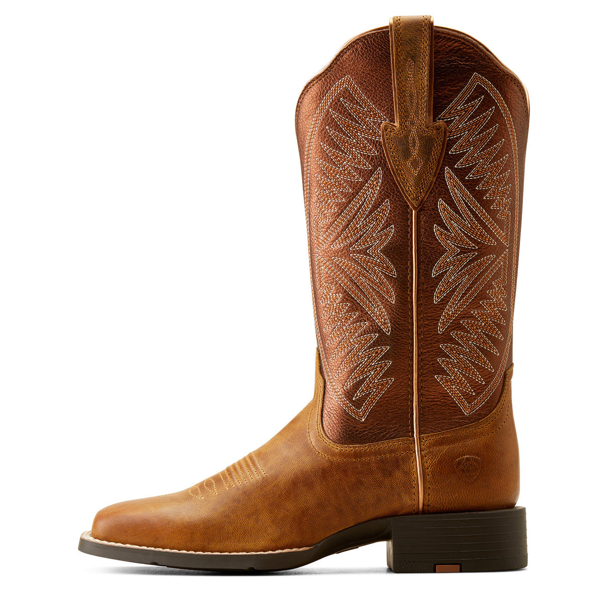 Ariat Women's Round Up Ruidoso (Pearl/Burnished Chestnut)