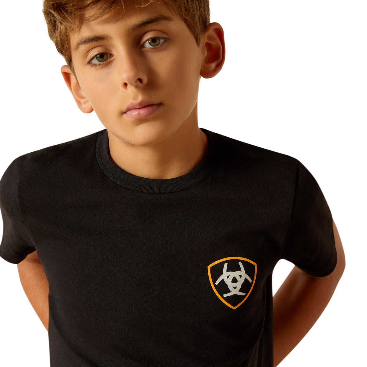 Ariat Boys DMND Mountain T-Shirt (Black)