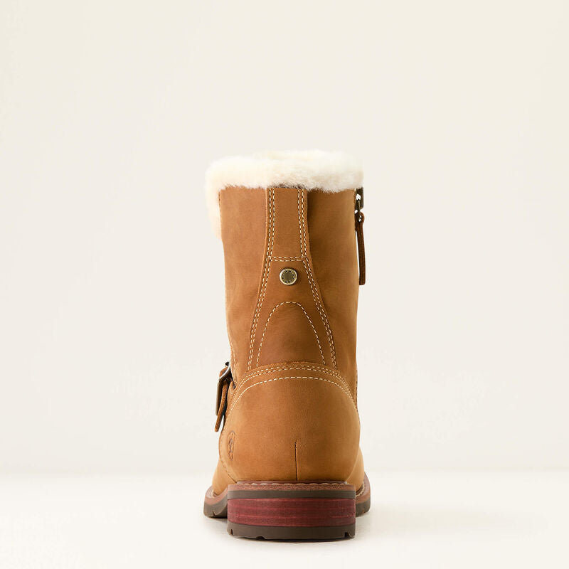 Ariat Womens Savannah Sherpa Waterproof Boot - Carmel Tan