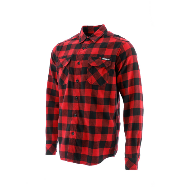 CAT Men's Buffalo Check Work Shirt