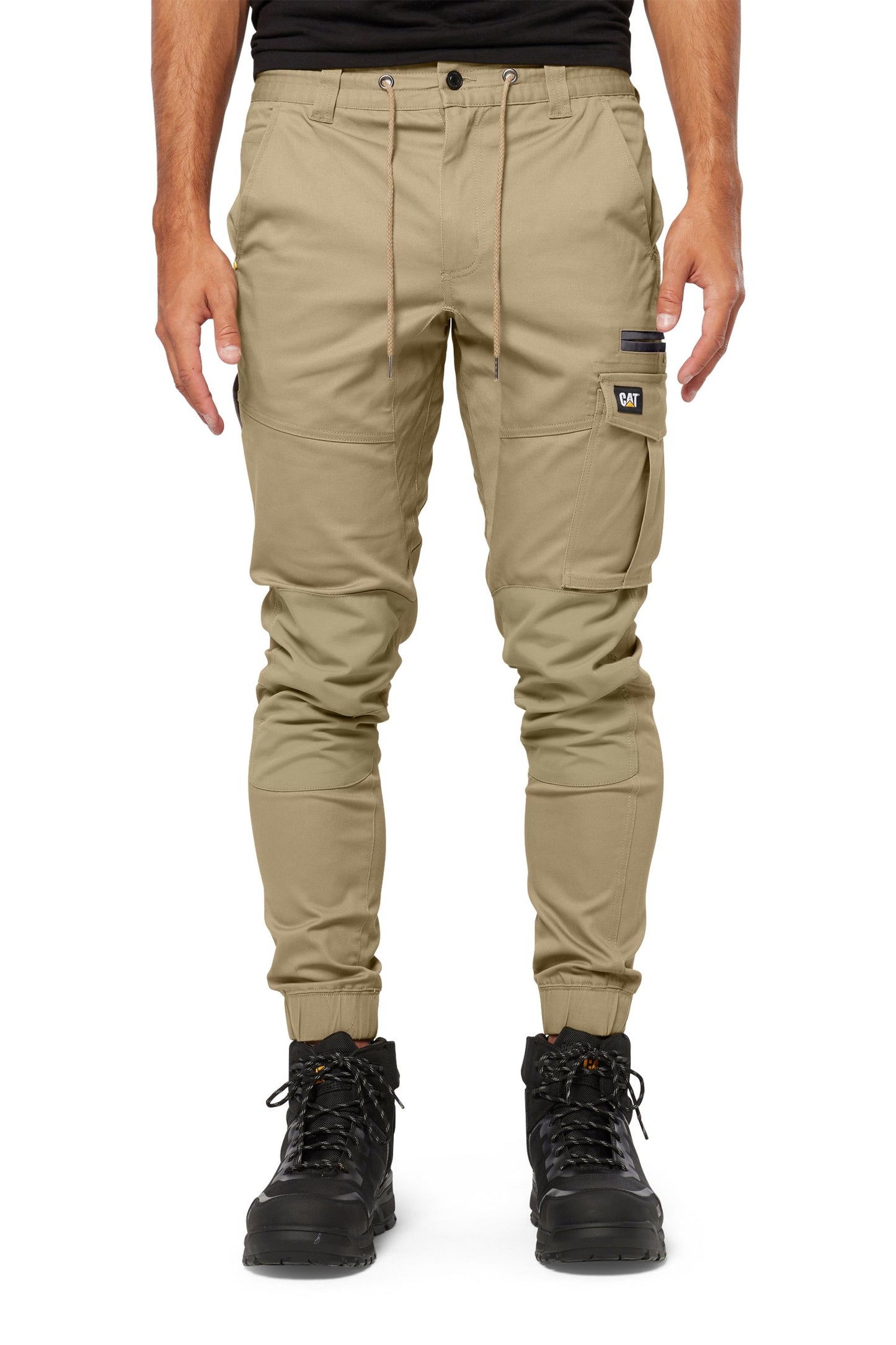 CAT MEN'S CUFFED DYNAMIC PANT - KHAKI