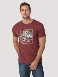 Wrangler Men's Way Out West Tee Shirt - CLEARANCE