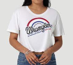 WOMEN'S WRANGLER AMERICAN CLASSIC BOYFRIEND CROP TEE