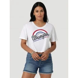 WOMEN'S WRANGLER AMERICAN CLASSIC BOYFRIEND CROP TEE