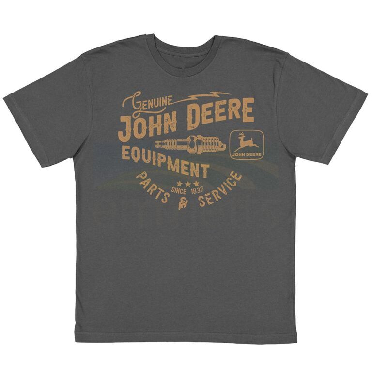 John Deere Men's Graphic Tee - Charcoal