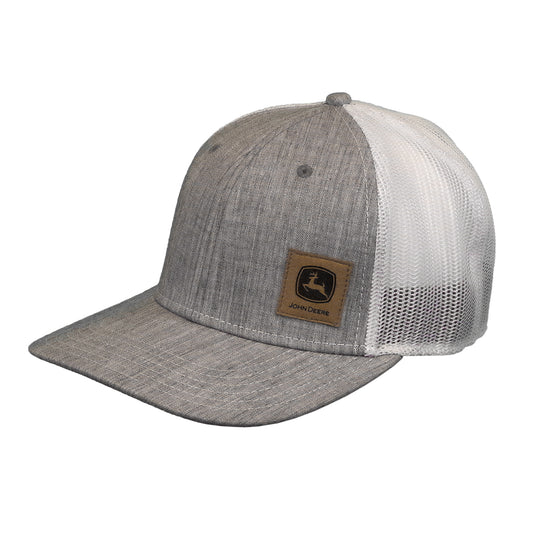 John Deere Twill Mesh Cap - Grey/White