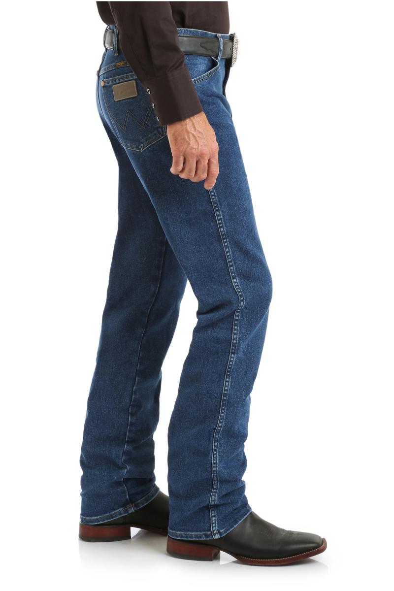 WRANGLER MENS COWBOY CUT ACTIVE FLEX JEAN (STONEWASH) 34 LEG