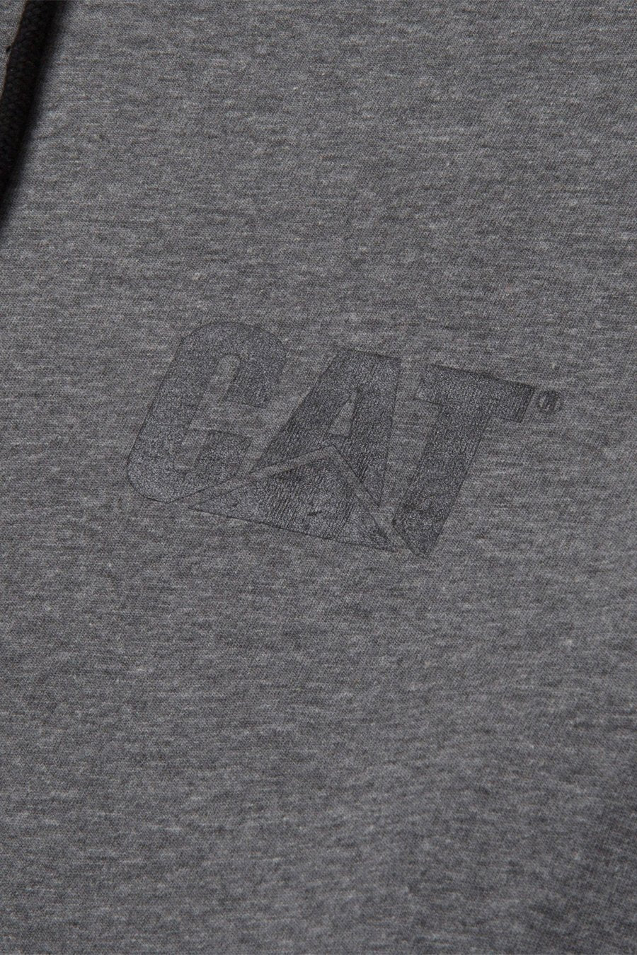 CAT UPF HOODED BANNER LONG SLEEVE TEE (GREY) - CLEARANCE