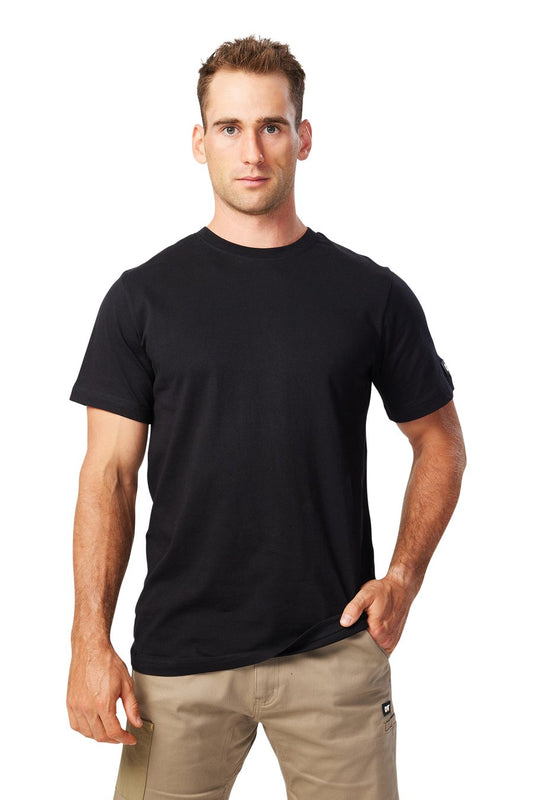 CAT ESSENTIAL SHORT SLEEVE TEE (BLACK)