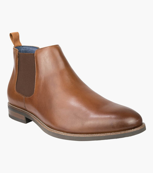 Florsheim Ceduna Plain Toe Chelsea Boot - Cognac