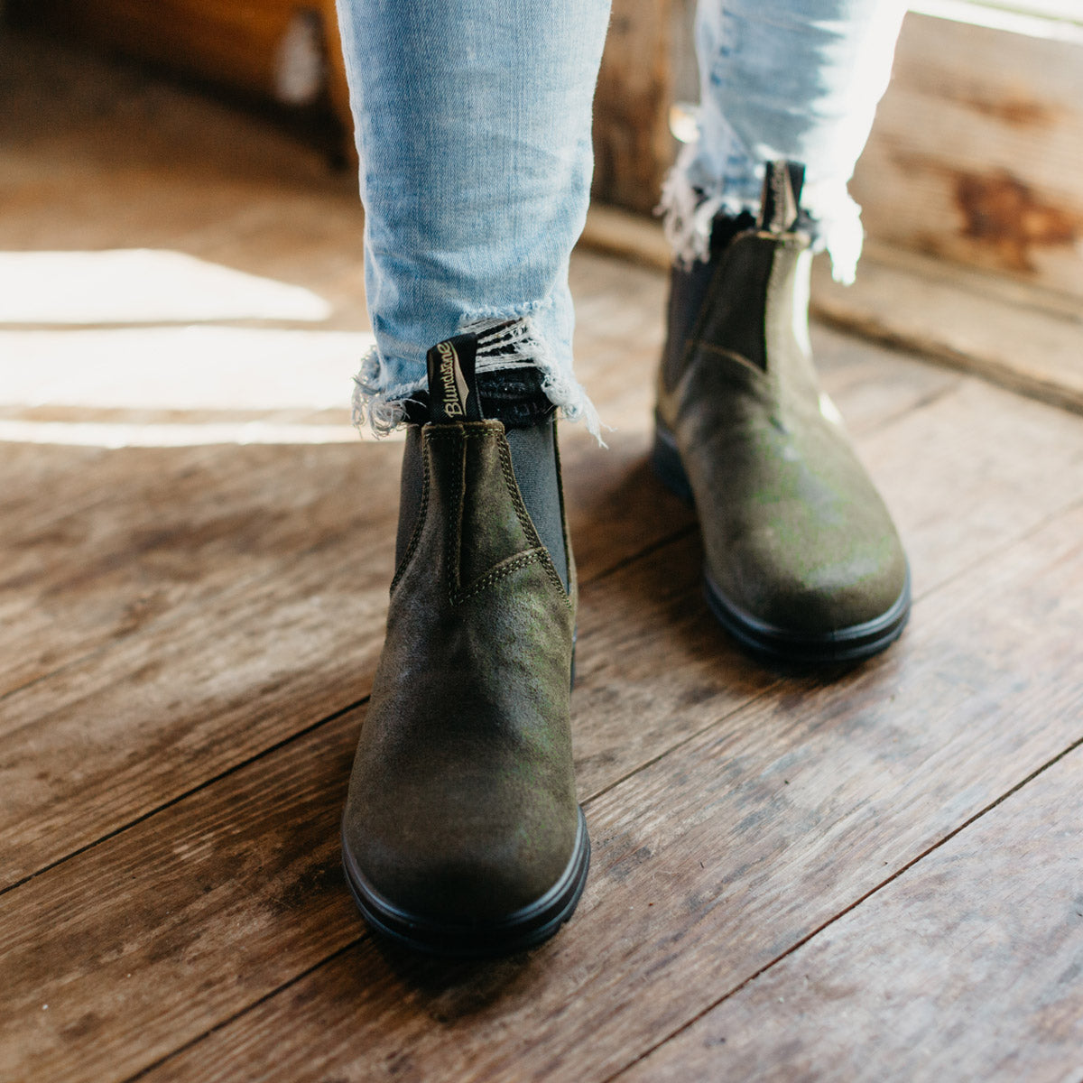 Blundstone 1615 Elastic Sided Suede Boot