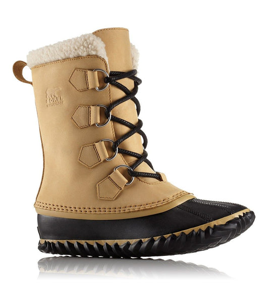 SOREL WOMEN'S CARIBOU SLIM - CURRY/BLACK