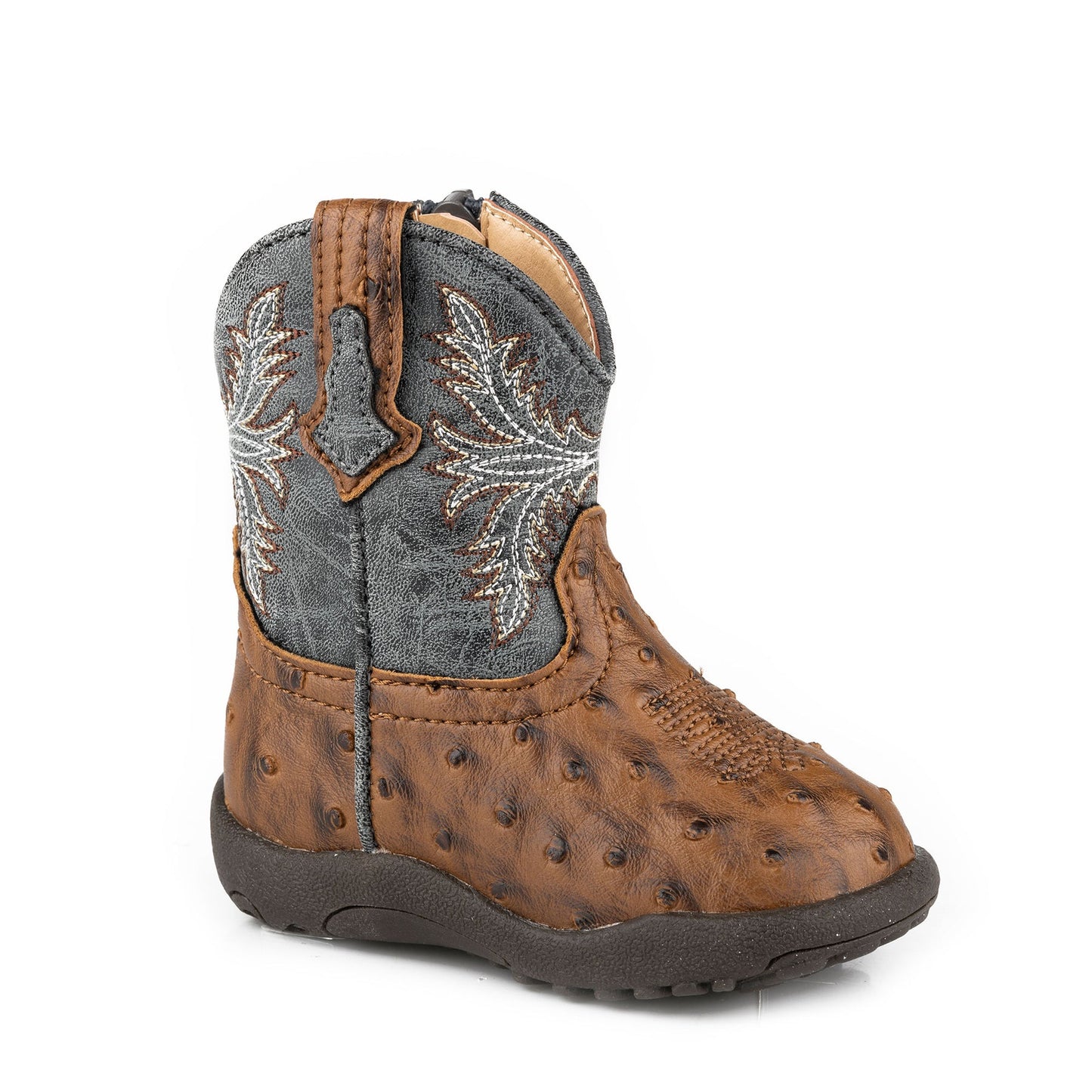 Roper Cowbaby - Henry (Brown Ostrich / Blue)