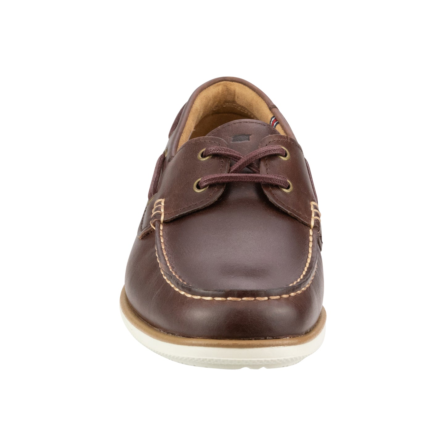 FLORSHEIM ATLANTIC 2 EYE CASUAL BOAT SHOE (REDWOOD)