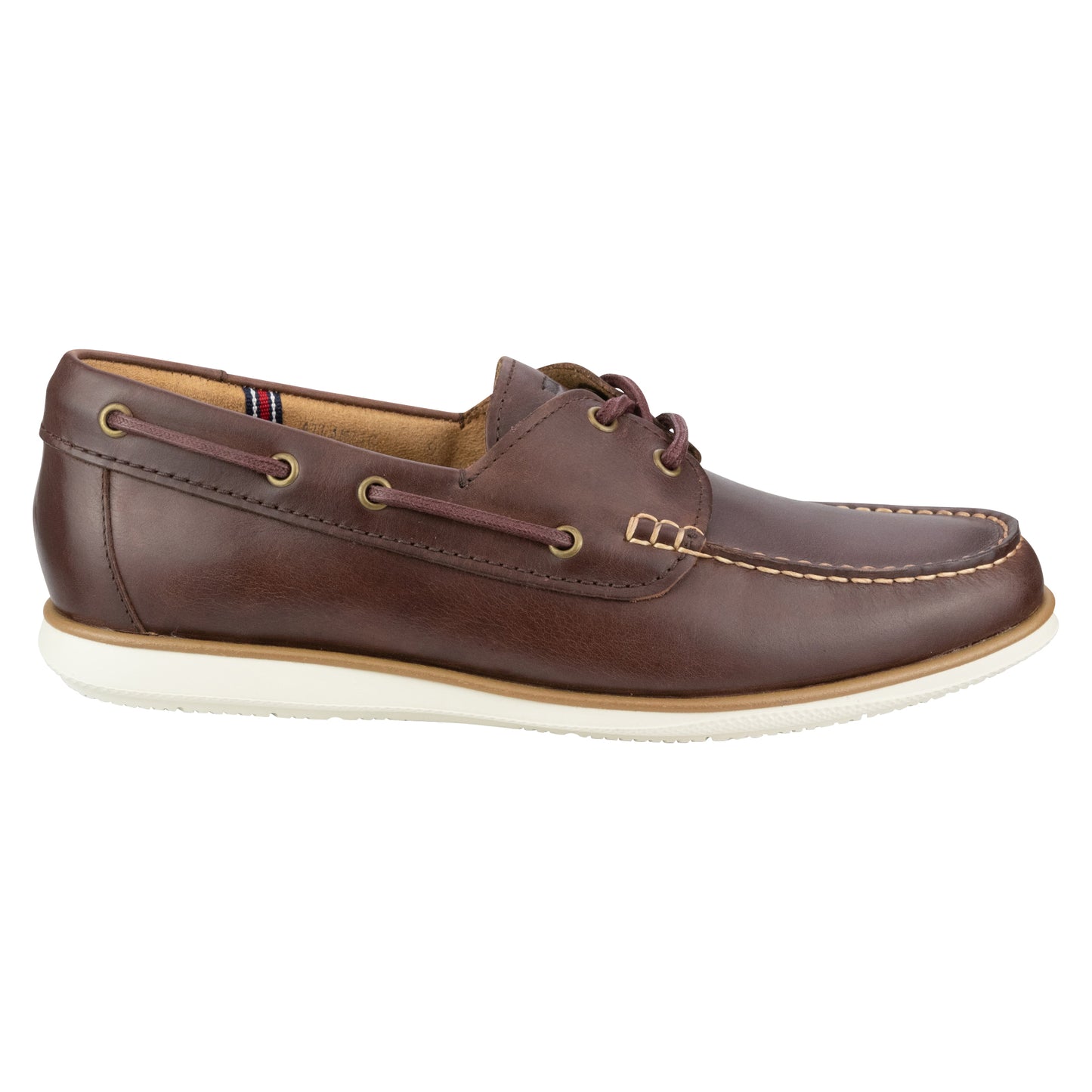 FLORSHEIM ATLANTIC 2 EYE CASUAL BOAT SHOE (REDWOOD)