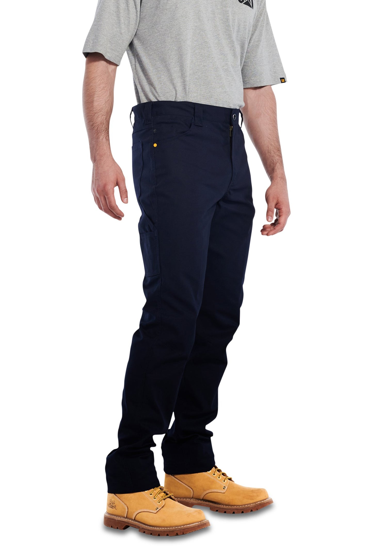 CAT MEN'S STRETCH CANVAS UTILITY PANT - NAVY