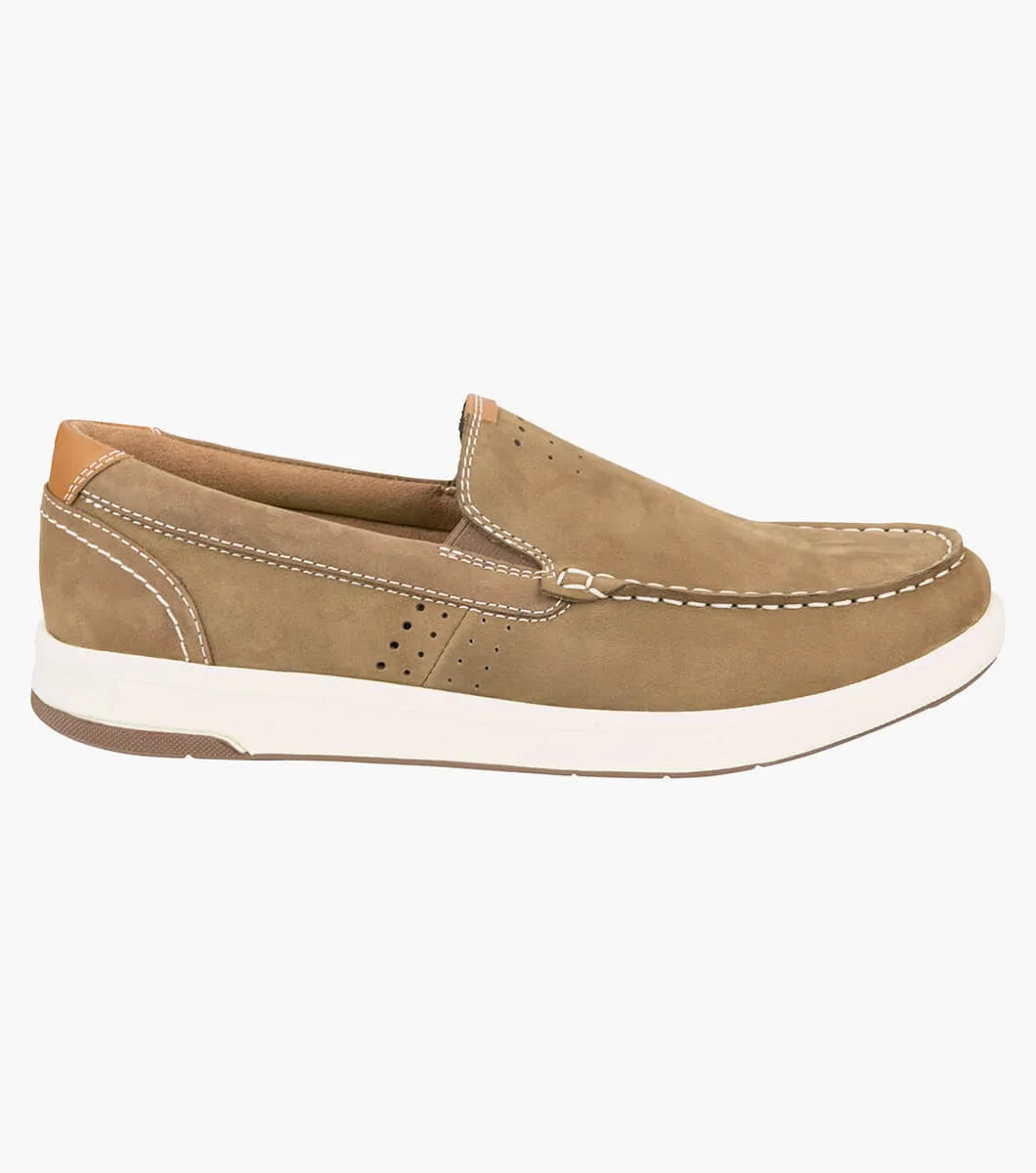 Florsheim Men's Crossover Slip-On Moc (Mushroom)