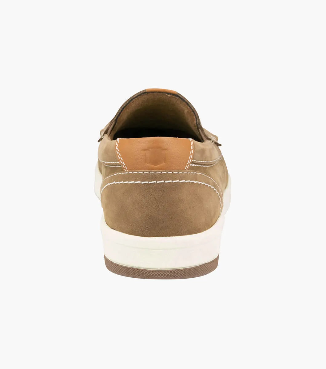 Florsheim Men's Crossover Slip-On Moc (Mushroom)