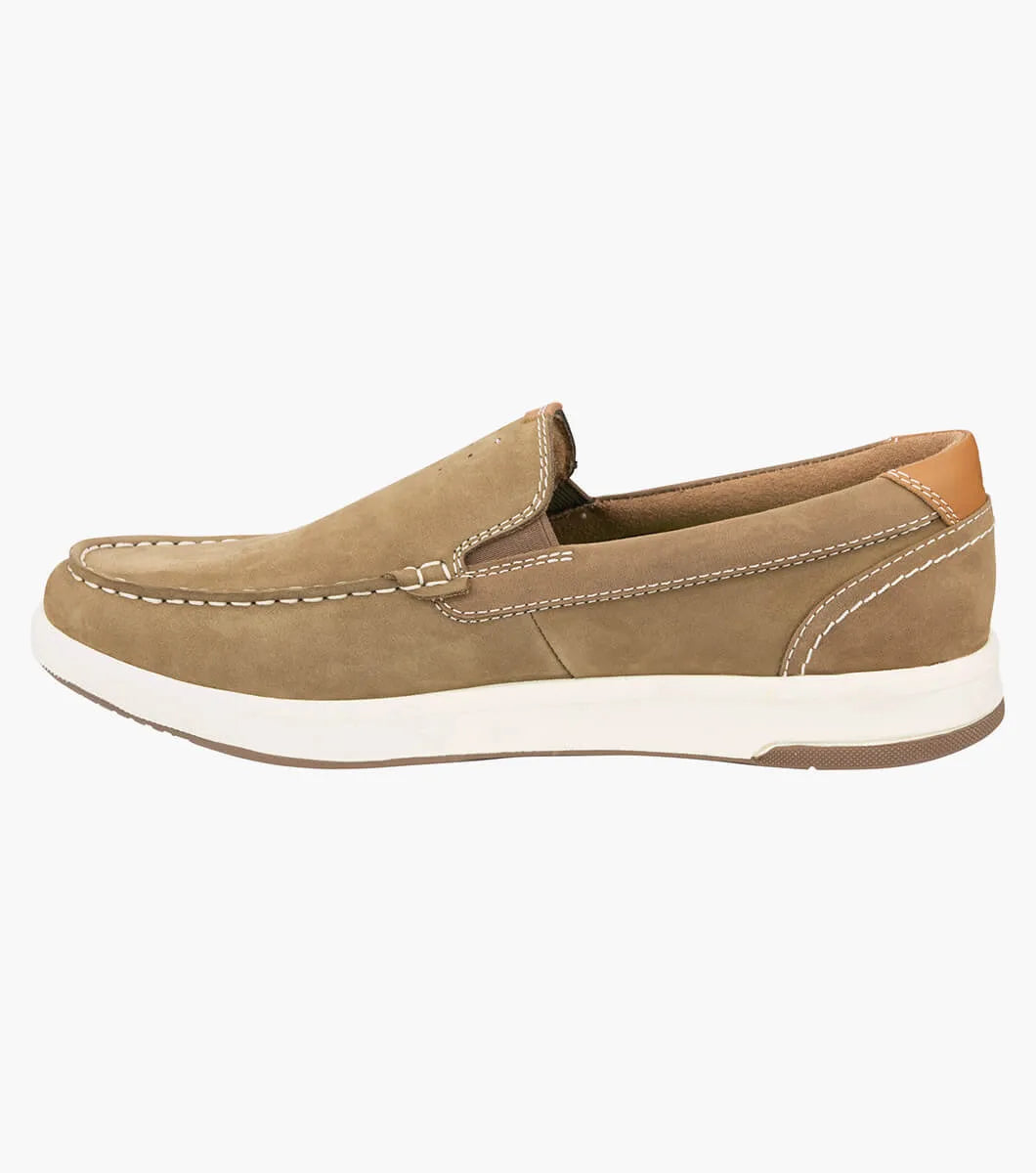 Florsheim Men's Crossover Slip-On Moc (Mushroom)