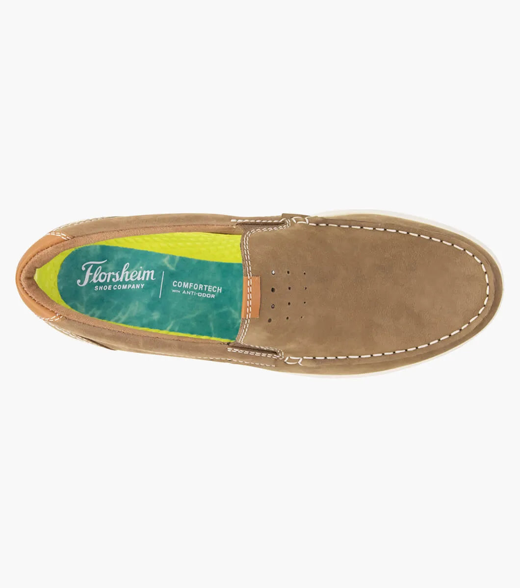 Florsheim Men's Crossover Slip-On Moc (Mushroom)