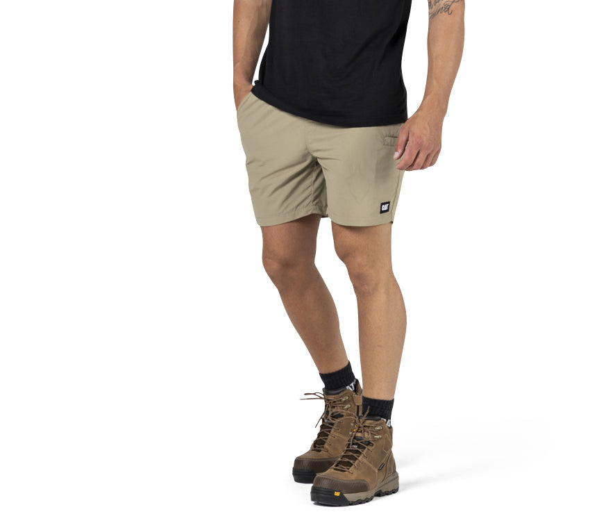 CAT MEN'S NYLON SHORT (KHAKI) - CLEARANCE