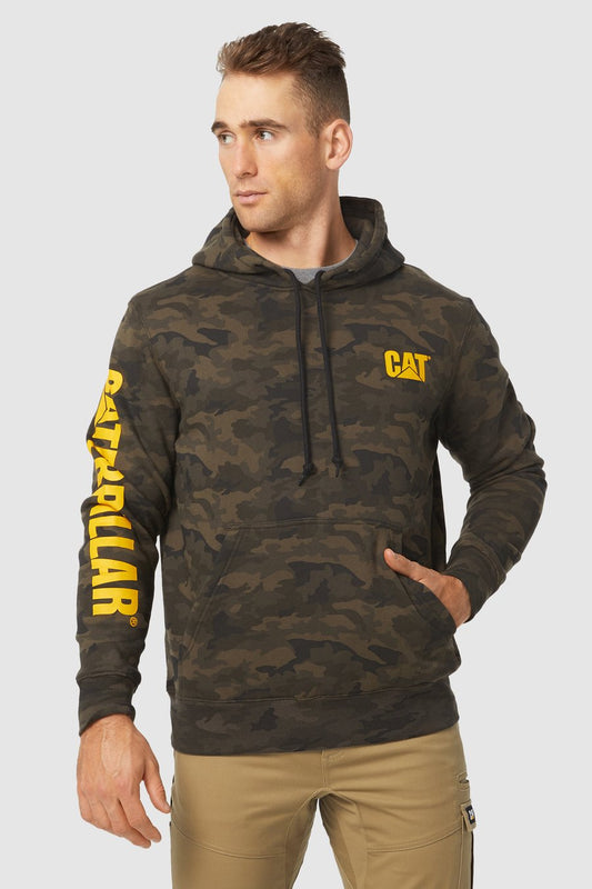 CAT TRADEMARK BANNER HOODED SWEAT - SALE