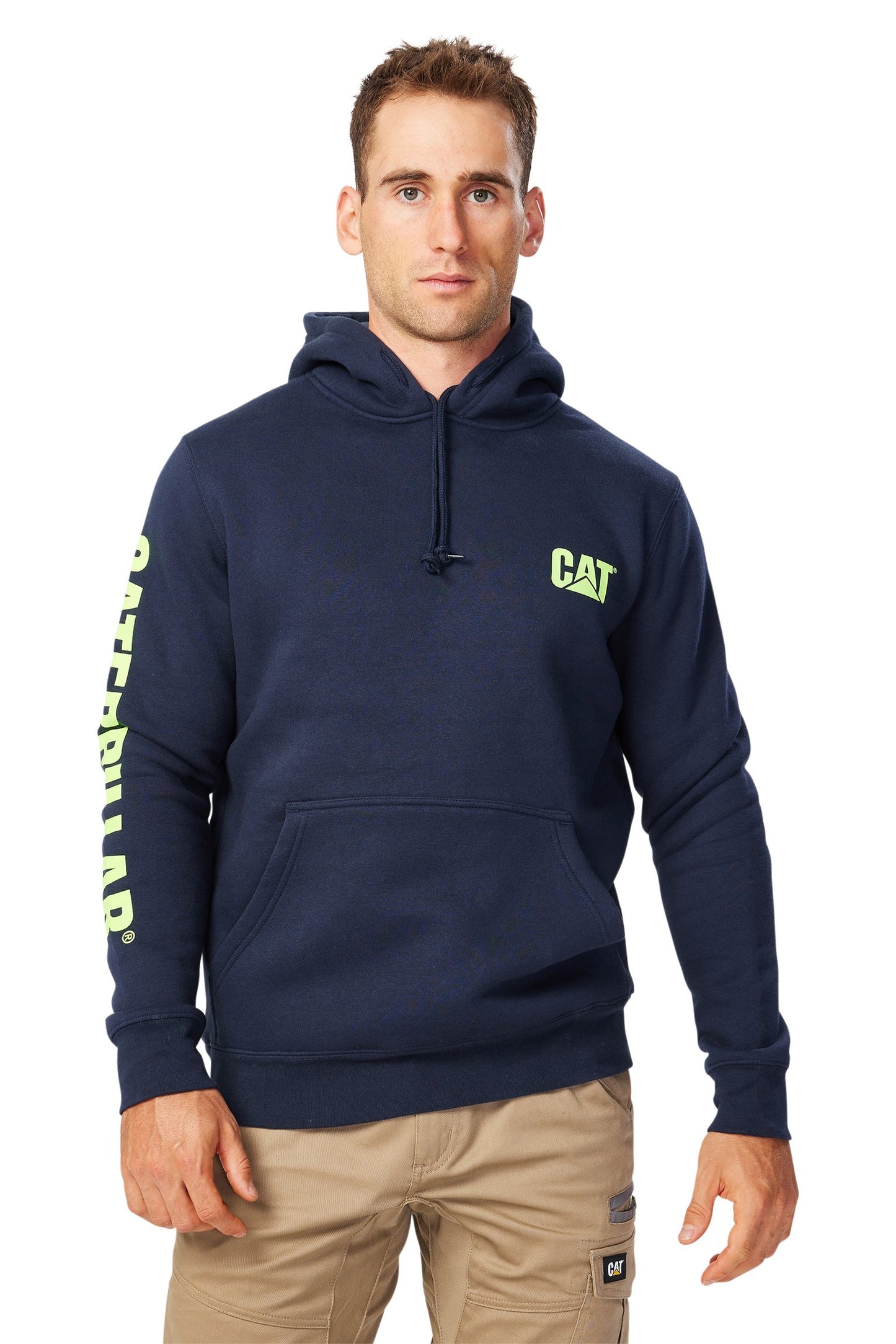 CAT TRADEMARK BANNER HOODED SWEAT - SALE