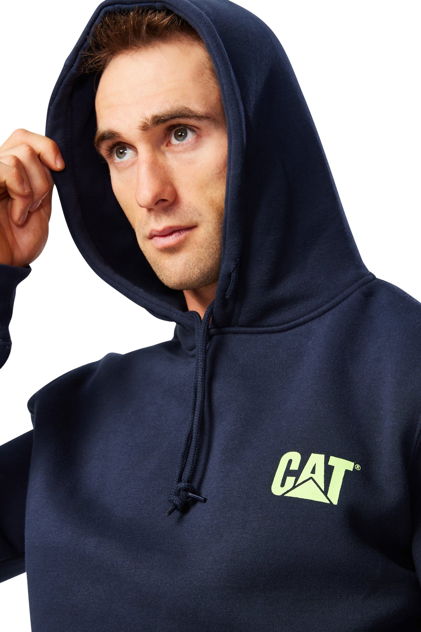 CAT TRADEMARK BANNER HOODED SWEAT - SALE