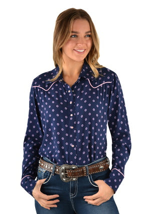 Pure Western Women's Lorrinda Print L/S Shirt