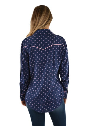 Pure Western Women's Lorrinda Print L/S Shirt