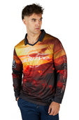 Bullzye Men's Cam L/S Fishing Shirt