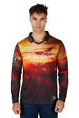 Bullzye Men's Cam L/S Fishing Shirt