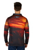 Bullzye Men's Cam L/S Fishing Shirt