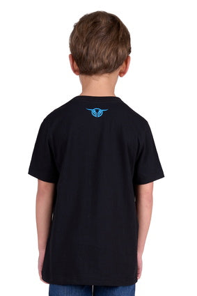 Boys Dave S/S Tee - Black