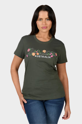 BULLZYE WOMEN'S FLORA SS TEE