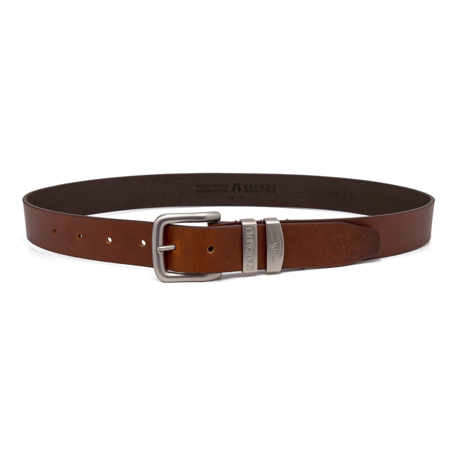 Kakadu Ironbark Belt Double Keeper - Cognac