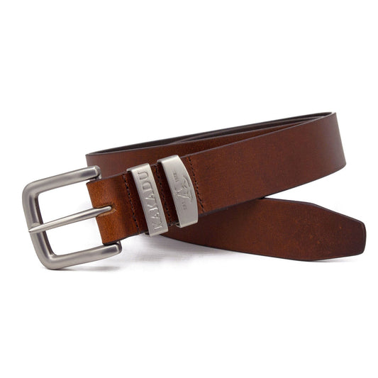 Kakadu Ironbark Belt Double Keeper - Cognac