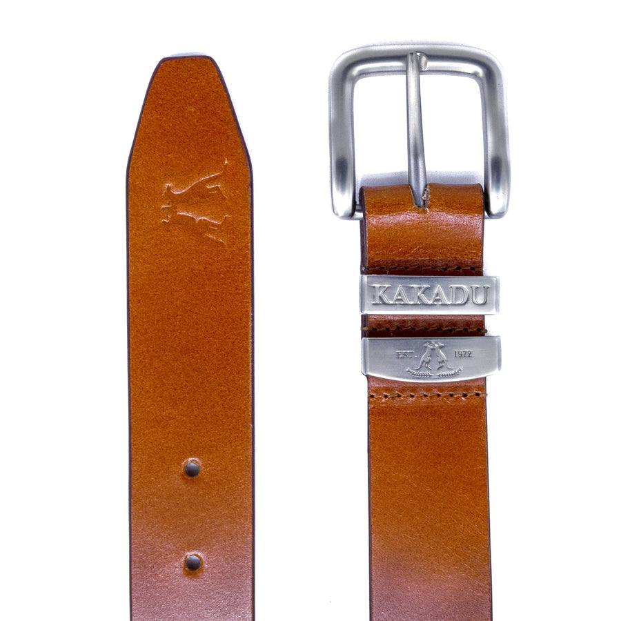 Kakadu Ironbark Belt Double Keeper - Tan