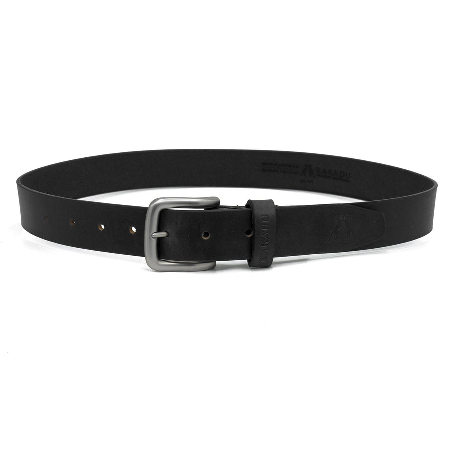 Kakadu Rustler Belt Single Keeper - Black