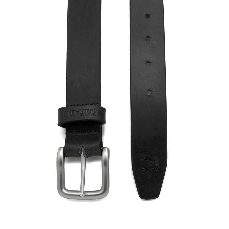 Kakadu Rustler Belt Single Keeper - Black