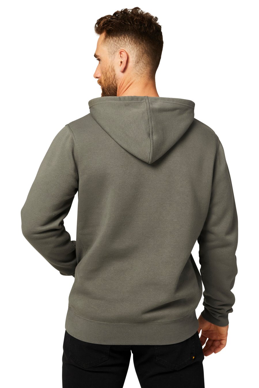 CAT FOUNDATION HOODED SWEATSHIRT - GUNMETAL RELECTIVE/CHARBON