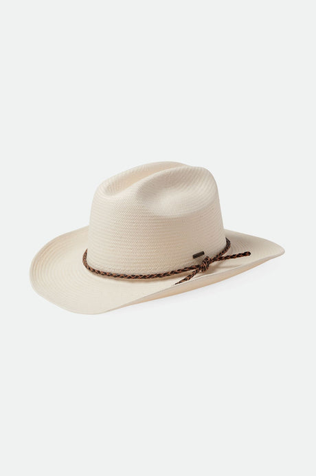 Brixton Range Straw Cowboy Hat - Off White